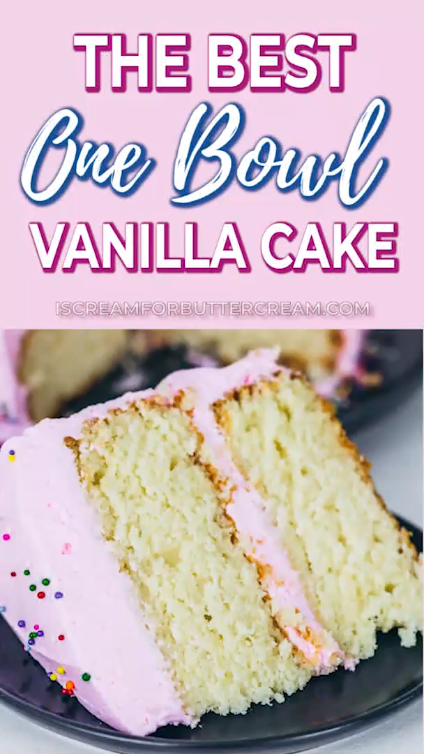 The Best One Bowl Vanilla Cake -   21 cake Sponge video ideas