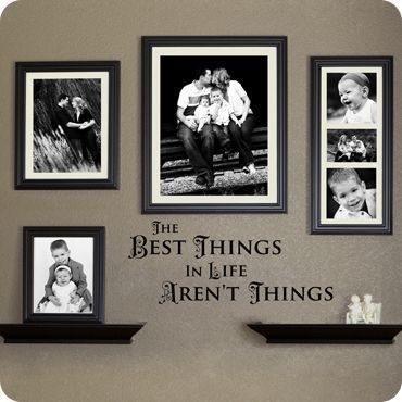 The Best Things in Life Aren't Things -   22 holiday Pictures wall ideas