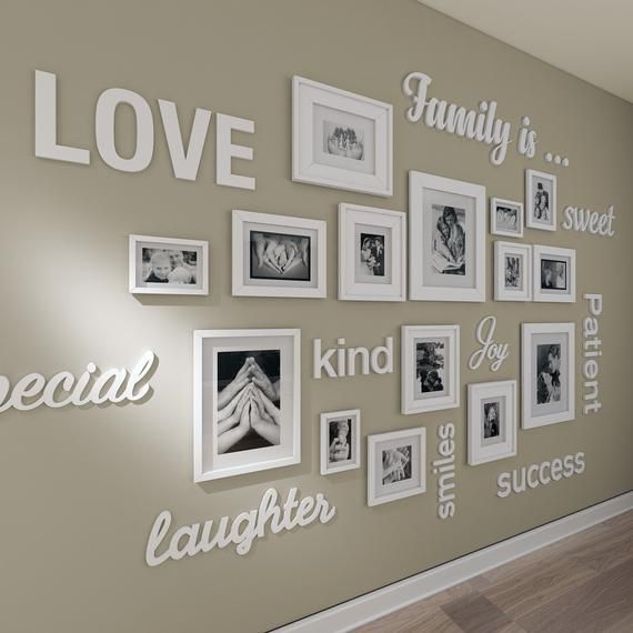 Gallery wall 3D quotes , gallery wall decor , gallery wall frames , gallery wall art set, gallery wall frames - SKU:GWAL -   22 holiday Pictures wall ideas