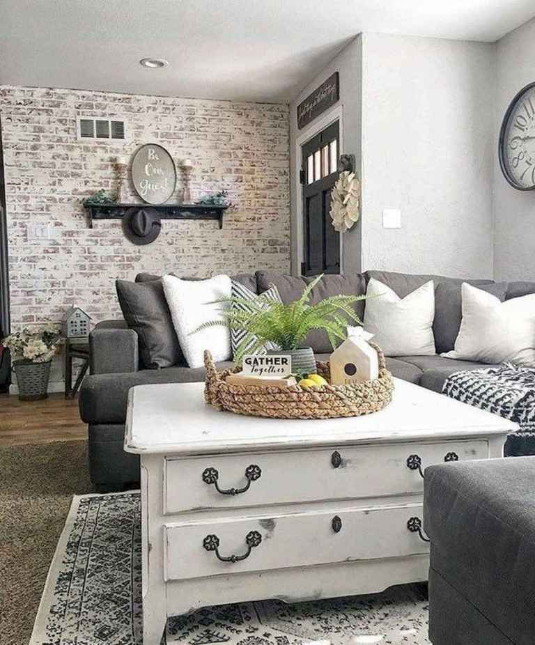01 Modern Farmhouse Living Room Makeover Decor Ideas -   6 home accents Living Room grey ideas