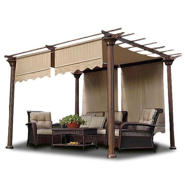 2pcs 15.5x4 ft Pergola Shade Canopy Replacement Cover Color Opt -   8 garden design Shade pergolas ideas