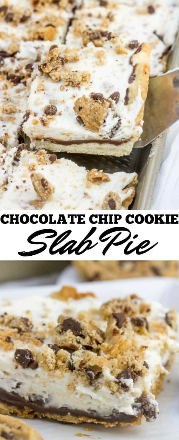 Chocolate Chip Cookie Slab Pie -   9 desserts Chocolate chips ideas