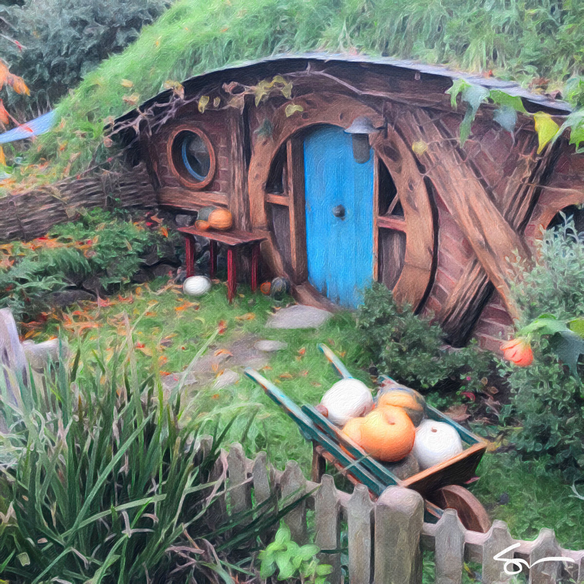 Hobbit House in Fall -   9 garden design New Zealand hobbit hole ideas