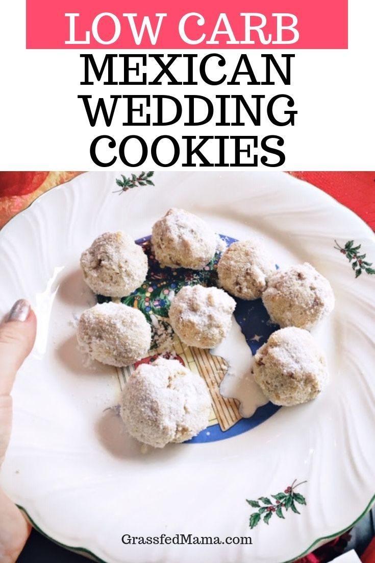 Low-Carb Mexican Wedding Cookies -   10 desserts Mexican low carb ideas