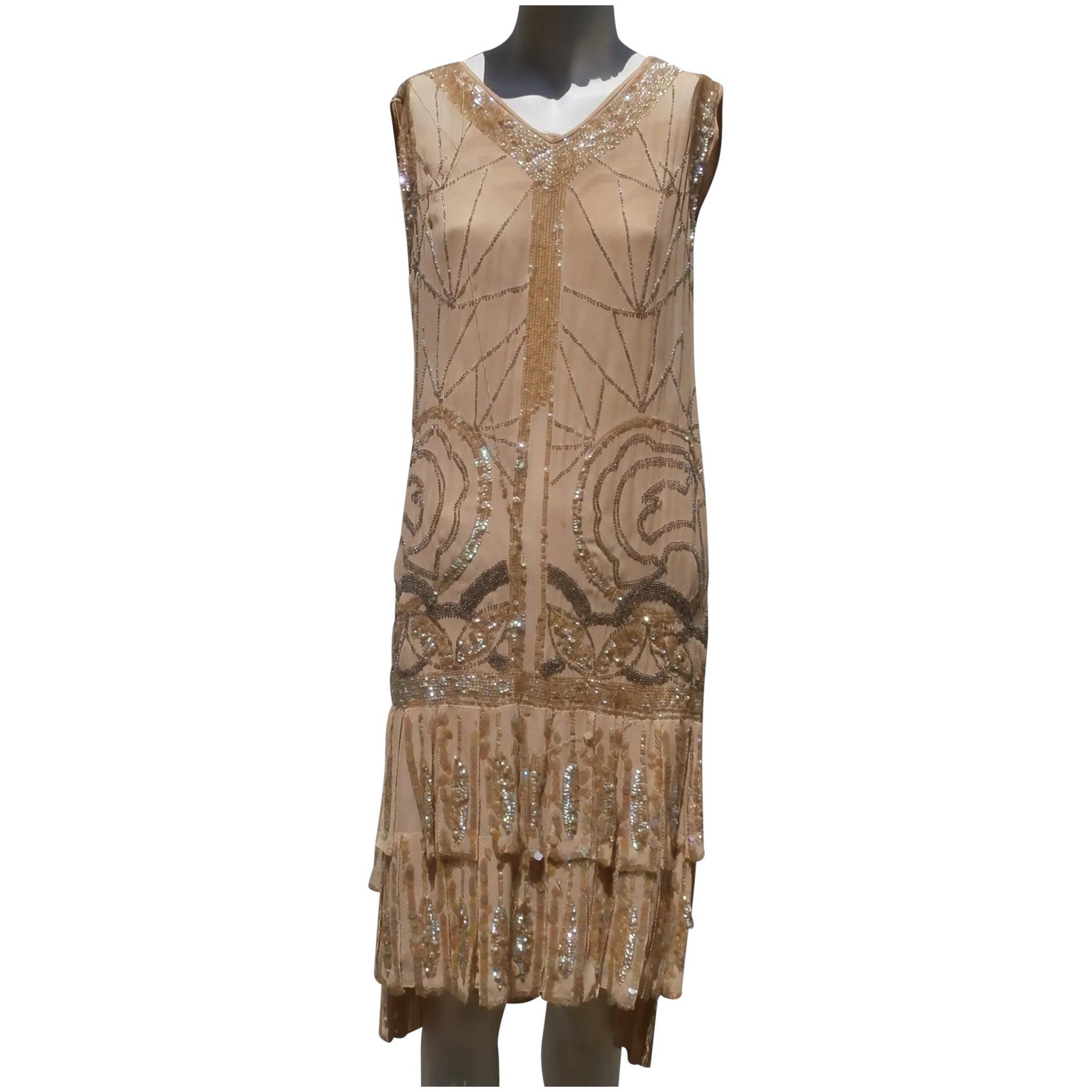 Silk/Beaded, Flapper Dress -   10 dress Silk flappers ideas
