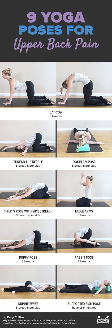 9 Yoga Poses to Release Tension in Your Upper Back -   10 fitness Center usa ideas