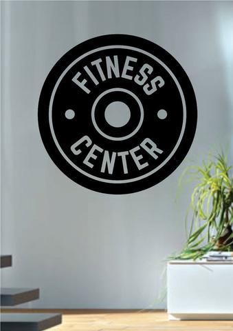 Fitness Center Gym Design Decal Sticker Wall Vinyl Art Home Room Decor -   10 fitness Center usa ideas