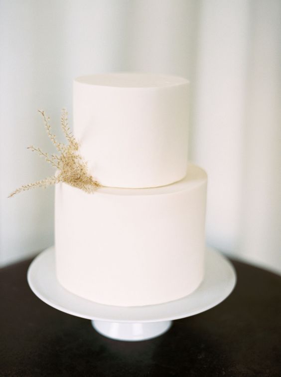 Inspirational Ideas For Wedding Cake Decorations -   10 minimal cake Simple ideas