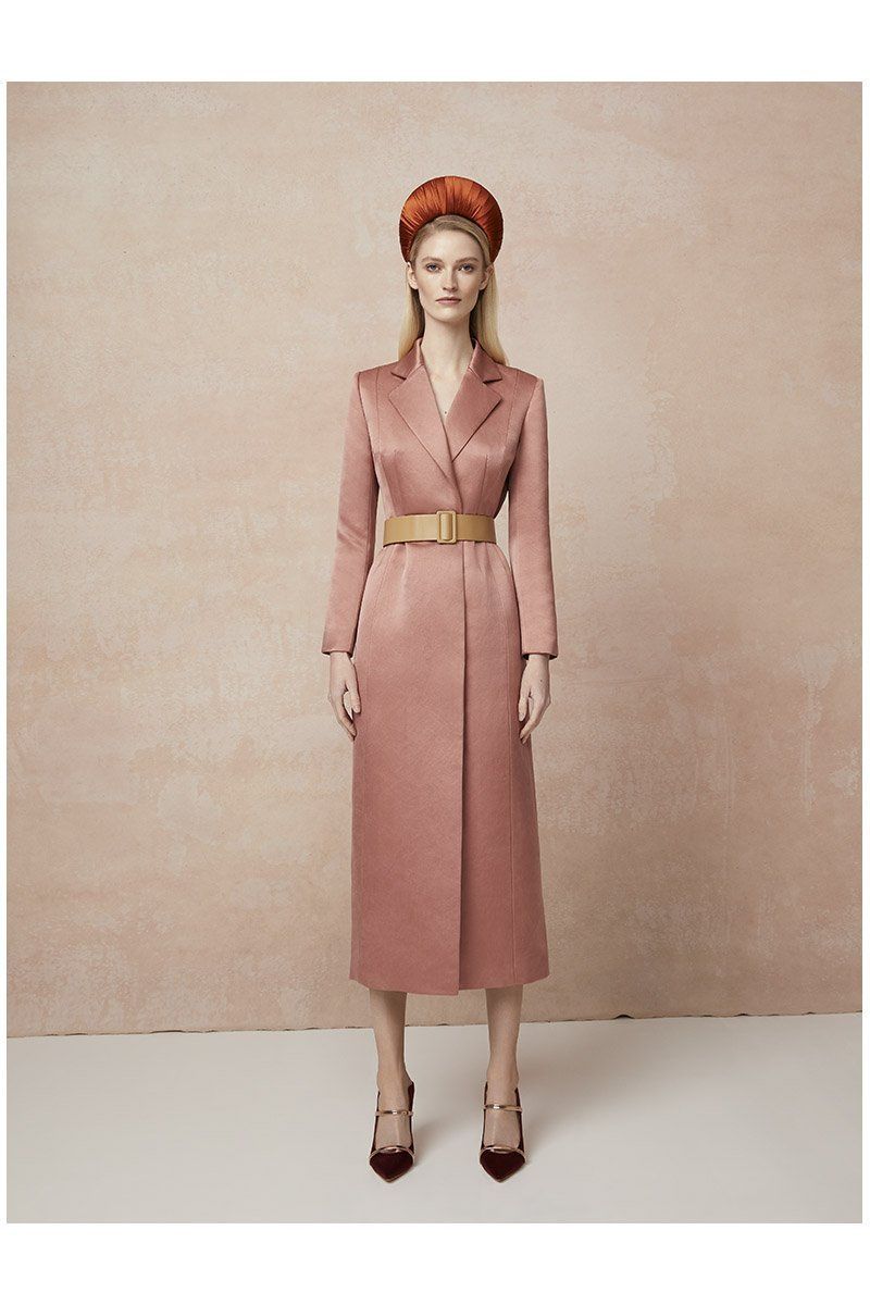 Marylebone Coat-Dress Rosewood -   11 dress Silk coats ideas