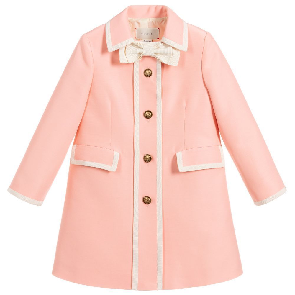 Gucci Girls Pink Silk Coat -   11 dress Silk coats ideas