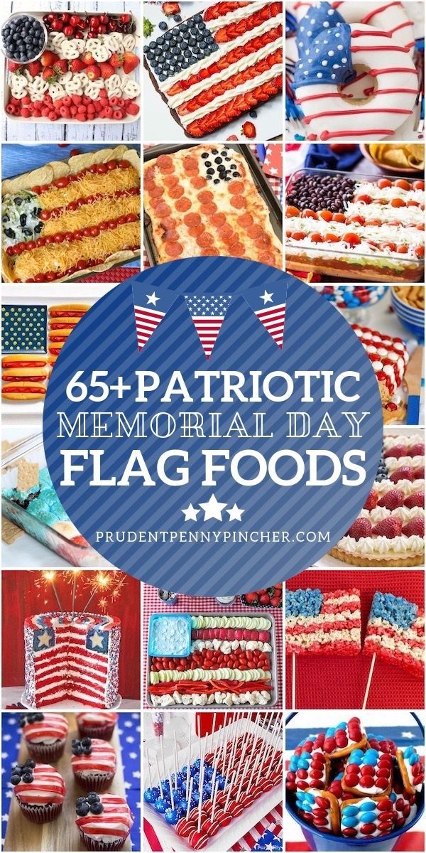 65 Patriotic Flag Memorial Day Food Ideas -   11 holiday Food potluck ideas