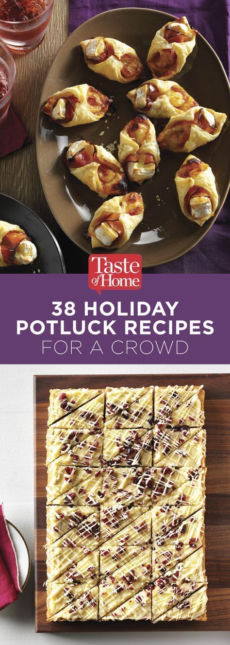 40 Holiday Potluck Recipes for a Crowd -   11 holiday Food potluck ideas