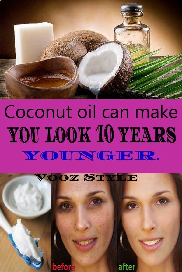Look 10 Years Younger Overnight Using Coconut Oil in 5 Different Ways -   How use Coconut Oil for skin care and health