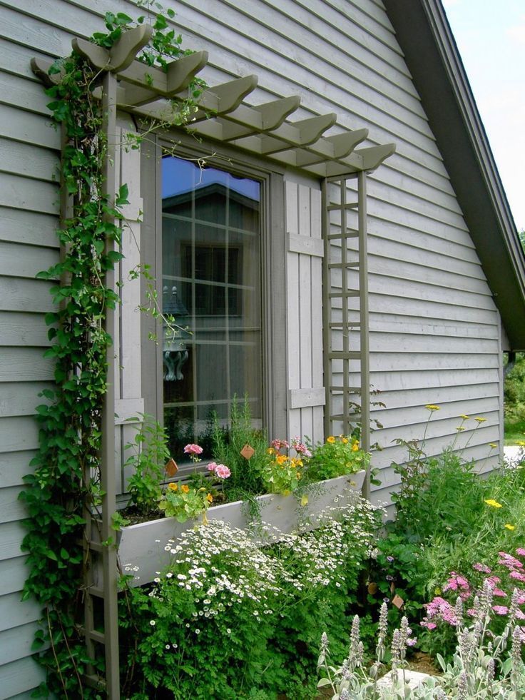 12 garden design House window ideas