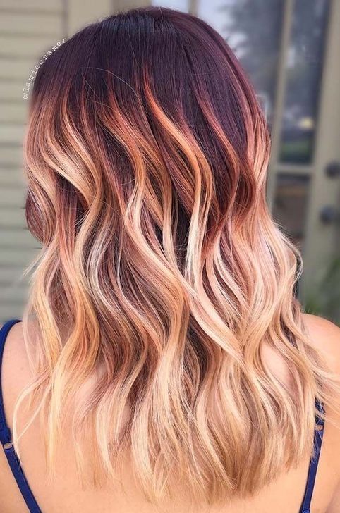 99 Classy Ombre Hair Color Ideas To Try Now -   12 hair Blonde red ideas