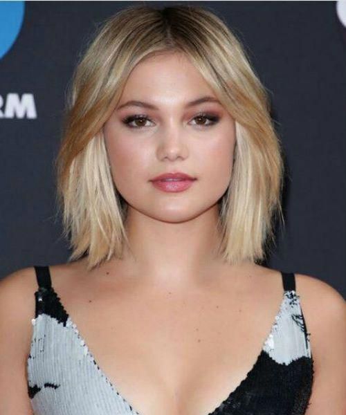 12 hairstyles For Round Faces shoulder length ideas