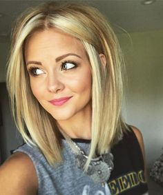 Cuttest Hairstyle in 2019 for Round Face with Shoulder length Thick Golden Hair -   12 hairstyles For Round Faces shoulder length ideas