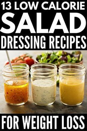 Healthy Salad Dressing: 13 Delicious Low Calorie Recipes -   12 healthy recipes Salad weight loss ideas