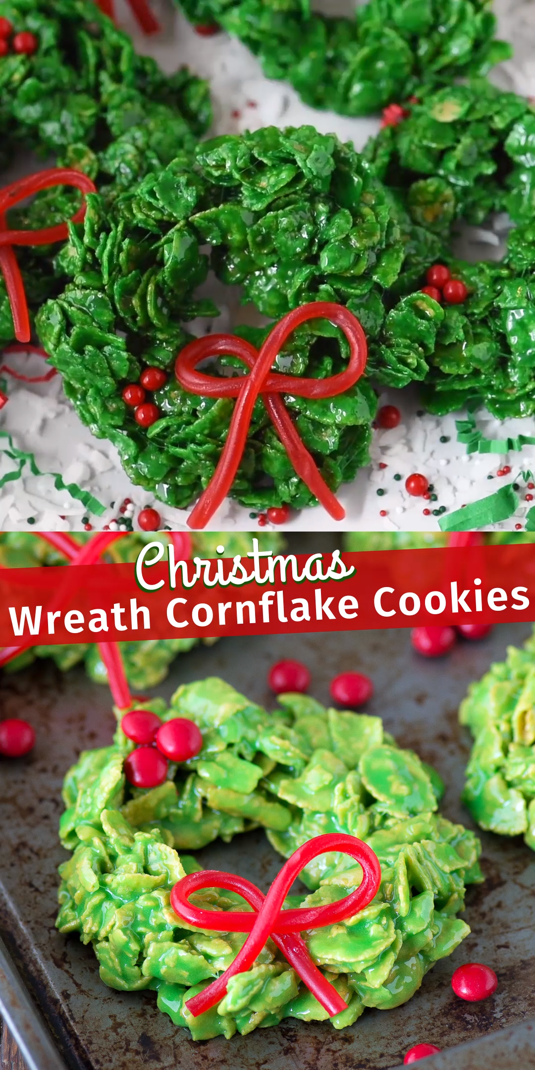 Christmas Wreath Cornflake Cookies -   12 holiday Wreaths corn flakes ideas