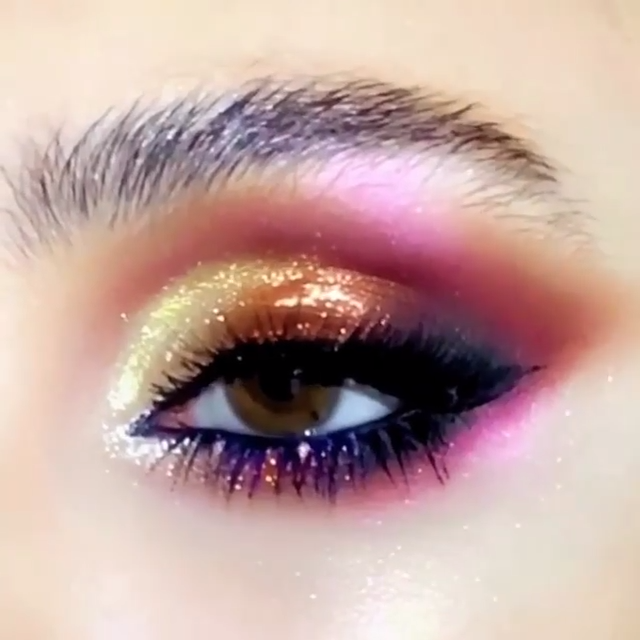 Midnight Sun Eyeshadow Palette -   12 makeup Gold liner ideas