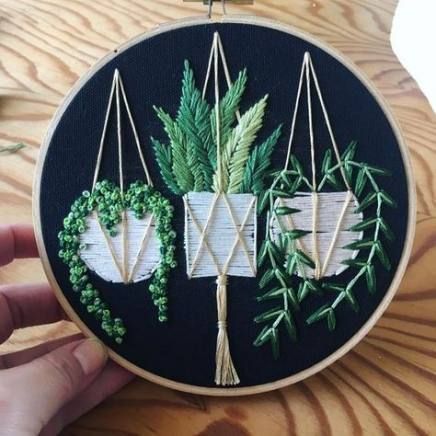 New embroidery plants pattern 32 ideas -   12 plants Pattern inspiration ideas