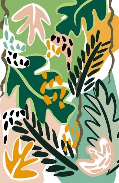 Plants pattern illustration flora 24 Ideas for 2019 -   12 plants Pattern inspiration ideas