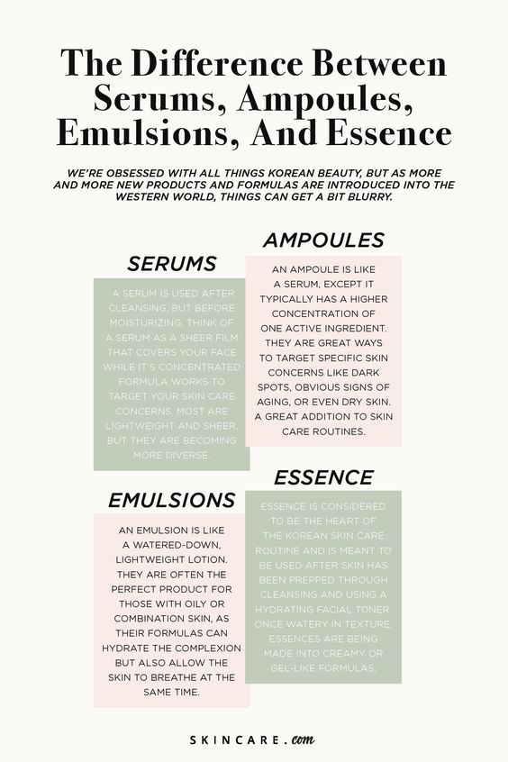 Difference Between Serums, Ampoules, Emulsions and Essences -   12 skin care Moisturizer beauty routines ideas