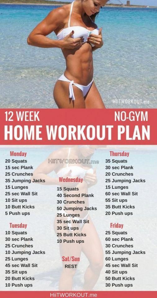 Whether its six-pack abs gain muscle or weight loss this 12-Week No-Gym Weight L -   13 diet Fitness 12 weeks ideas