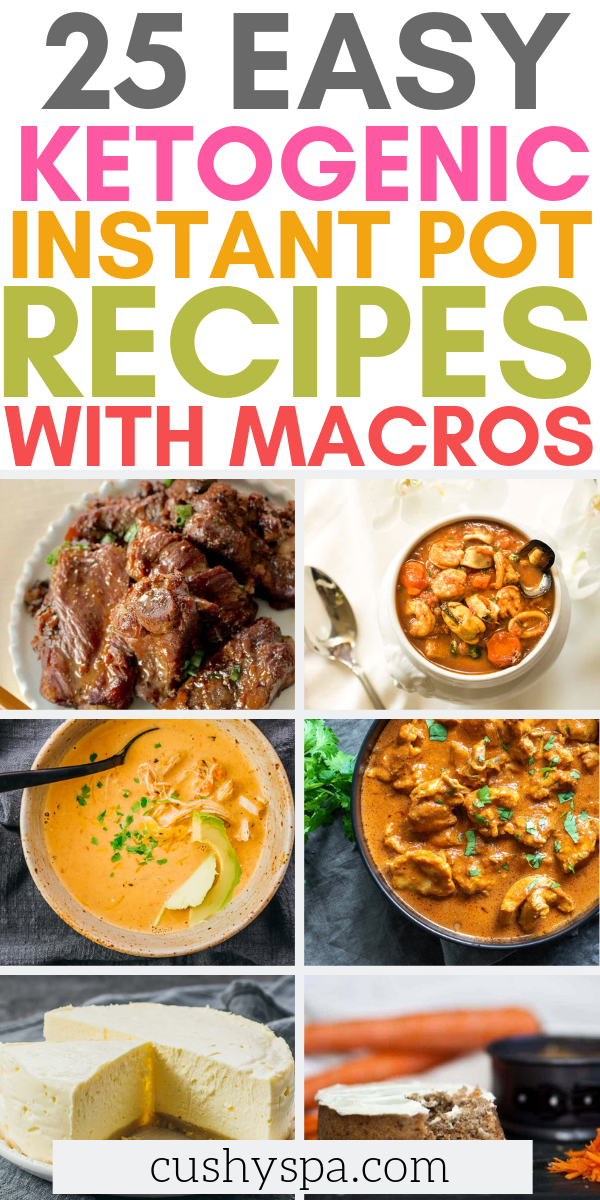 25 Easy Ketogenic Instant Pot Recipes with Macros -   13 diet Meals menu ideas