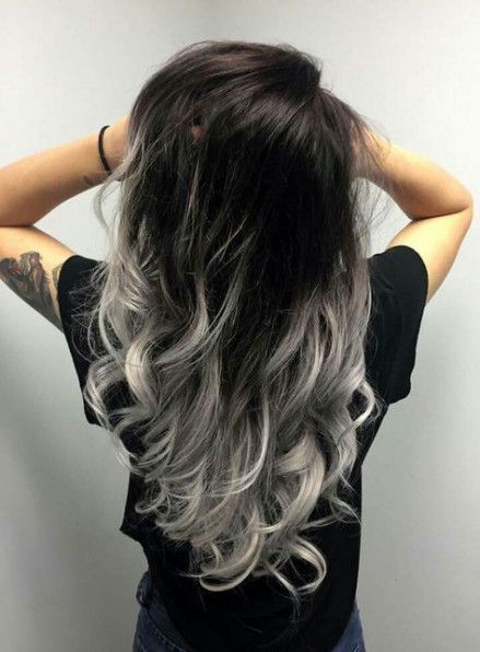 New hair color blue black gray ideas -   13 hair Gray color ideas