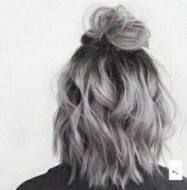 47+ Ideas For Hair Color Highlights Gray Haircolor -   13 hair Gray color ideas