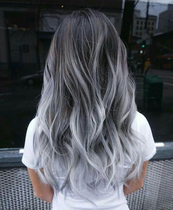 10 Hi-Fashion Gray Hair Styles for Trendy Gals ! -   13 hair Gray color ideas