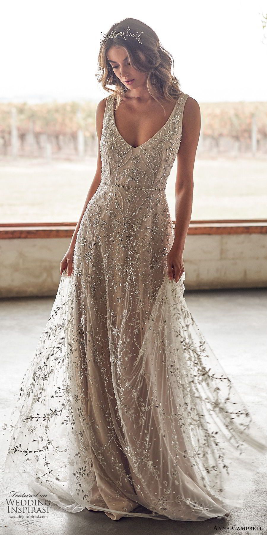 Anna Campbell 2020 Wedding Dresses — “Lumi?re” Bridal Collection -   14 blush wedding Gown ideas