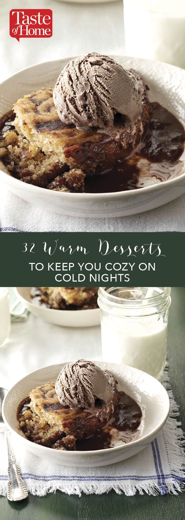 14 desserts Winter warm ideas