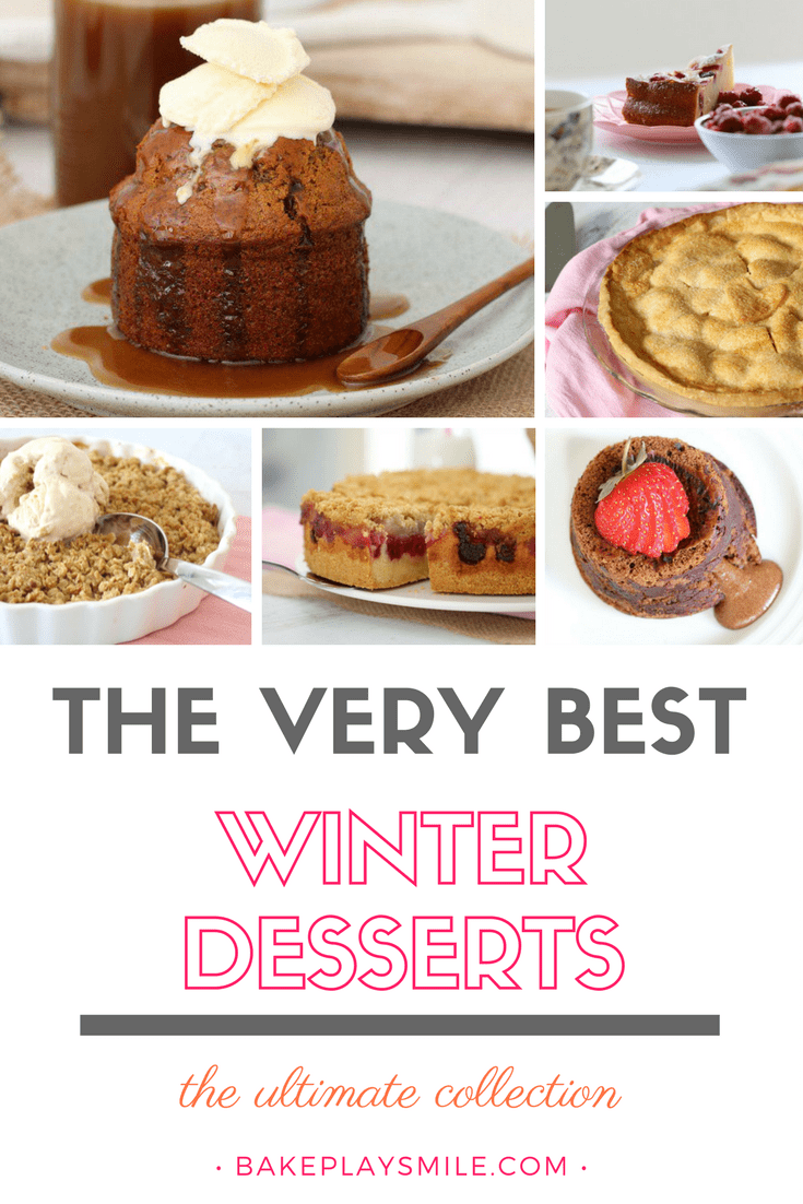 14 desserts Winter warm ideas