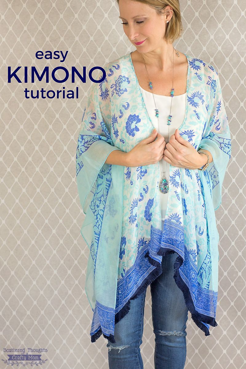 Tutorial: Easy kimono top -   14 DIY Clothes Tops thoughts ideas