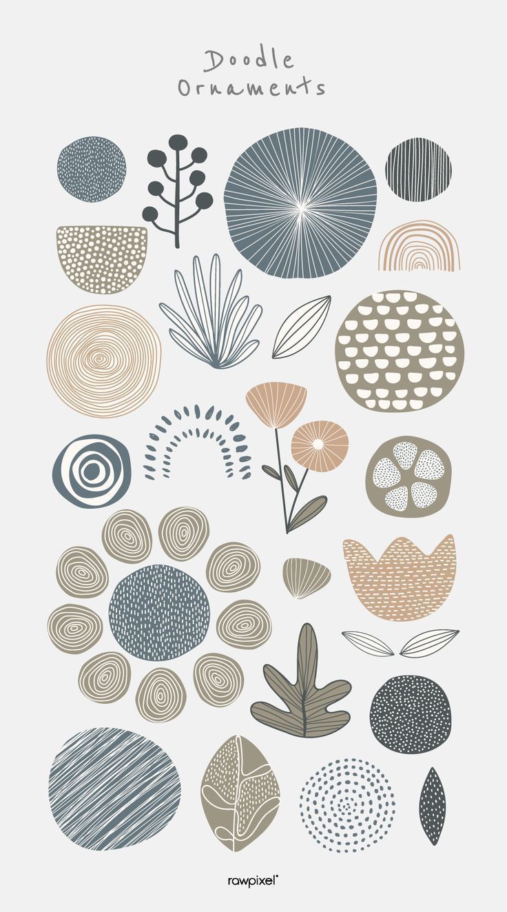 Download premium vector of Natural patterned doodle background vector -   14 plants design pattern ideas