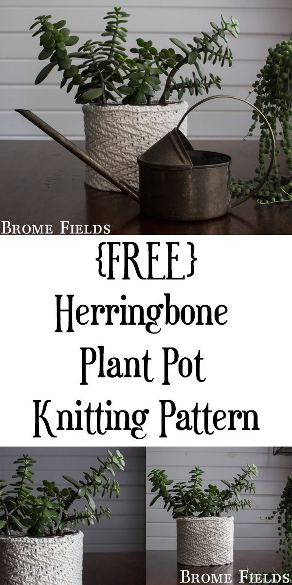 FREE Knitting Pattern -   14 plants design pattern ideas