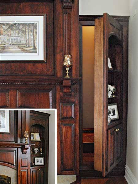 Readers' Clever Upgrade Ideas That Wowed Us IV -   14 room decor For Men secret passage ideas