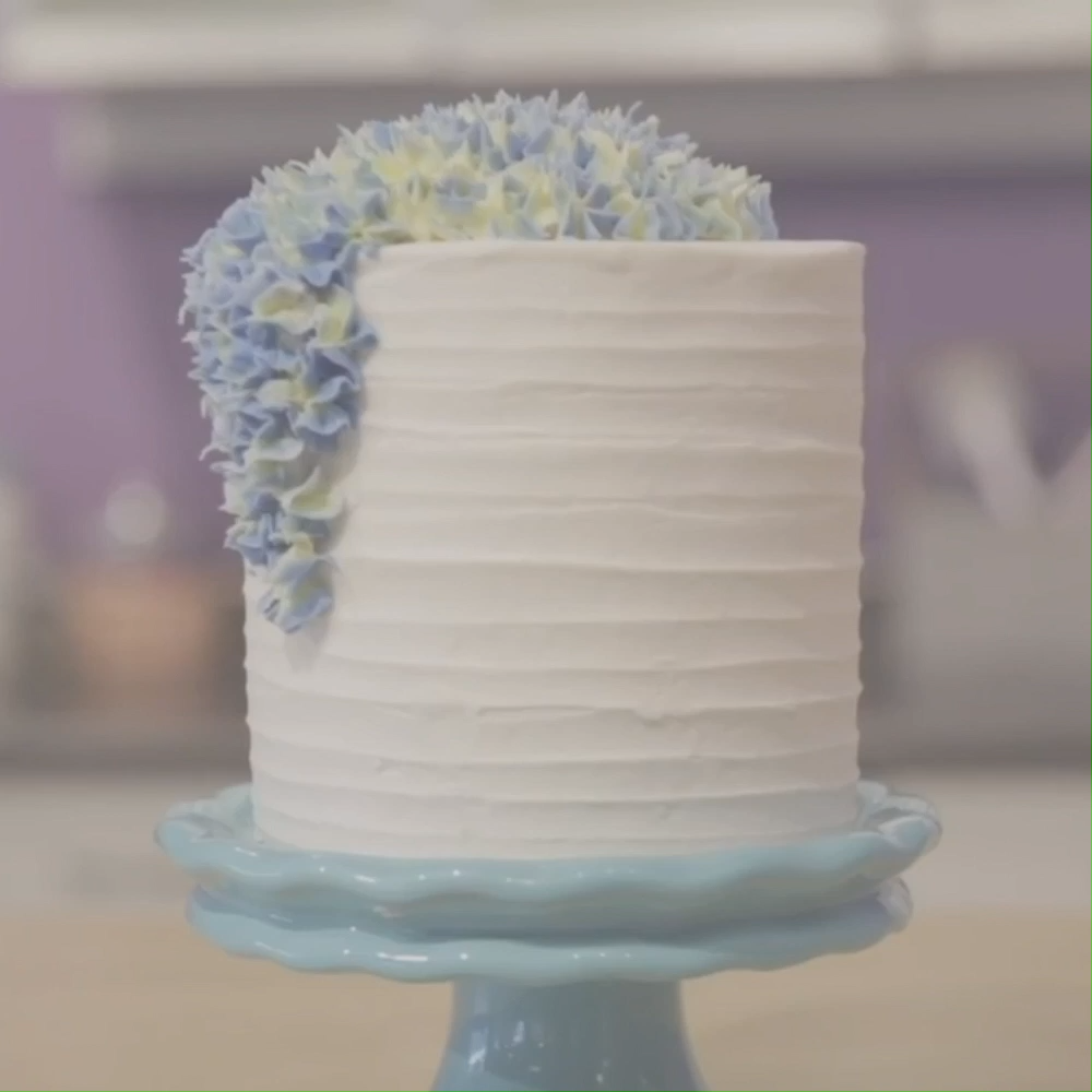How to Make a Buttercream Hydrangea Cake -   15 cake Art fun ideas