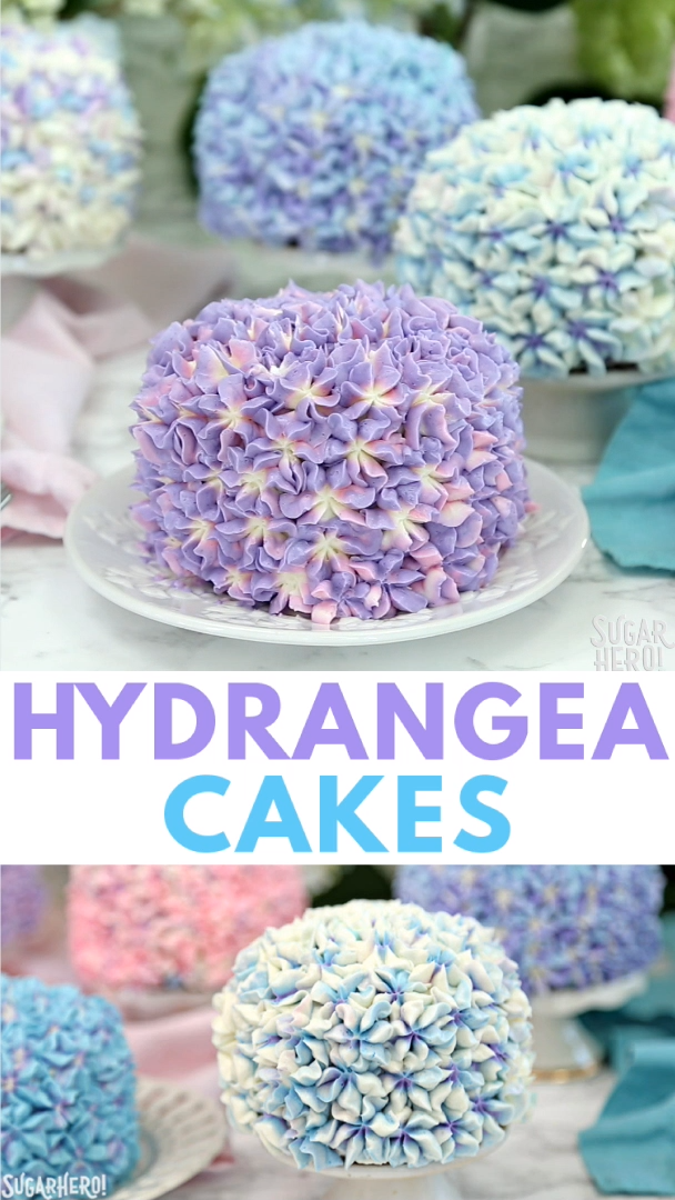 Hydrangea Cakes Video -   15 cake Art fun ideas