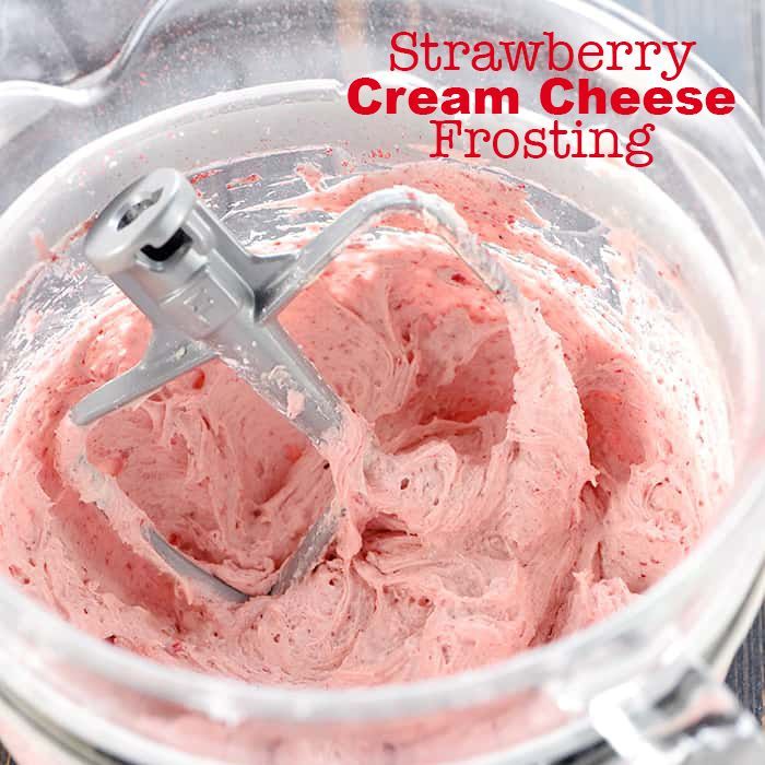 AMAZING Strawberry Cream Cheese Frosting -   15 cake Strawberry cream ideas