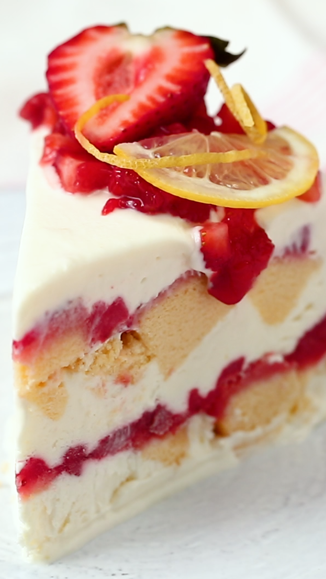 Strawberry Lemonade Icebox Cake -   15 cake Strawberry cream ideas