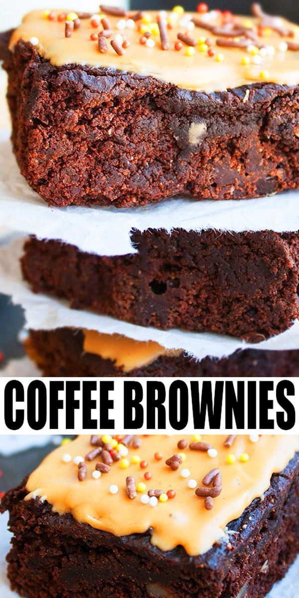 Coffee Brownies -   15 desserts Chocolate coffee ideas