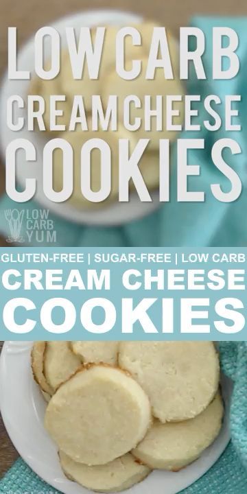 Cream Cheese Cookies - Gluten Free Low Carb -   15 desserts Gluten Free sugar ideas