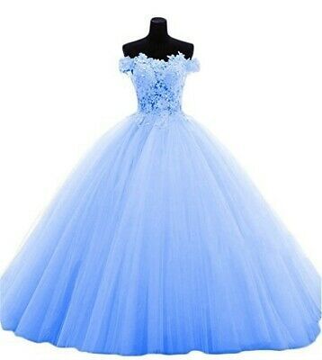 Details about Sexy Tulle Ball Gown Quinceanera Dress 2019 Party Prom Dresses Custom Make -   15 dress Quinceanera court ideas
