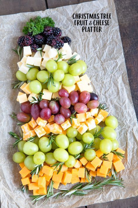 How to make a Fruit & Cheese Platter for Christmas -   15 fruit holiday Appetizers ideas