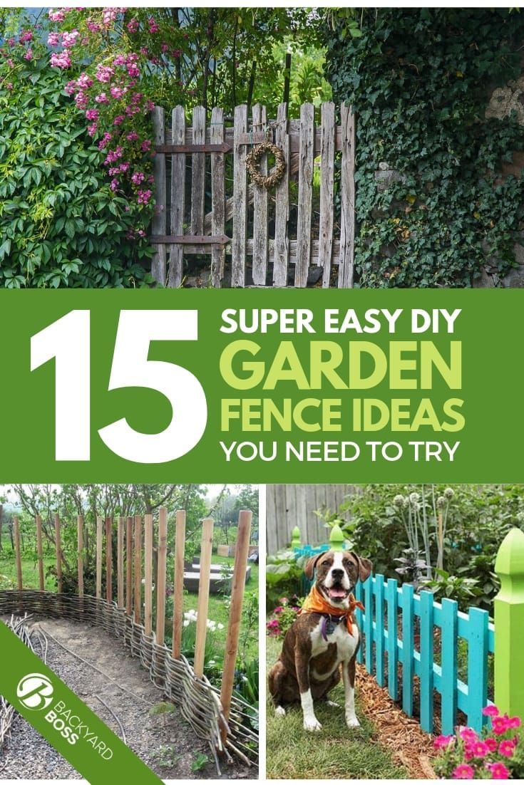 15 DIY Garden Fence Ideas With Pictures! -   15 garden design Fence deer ideas