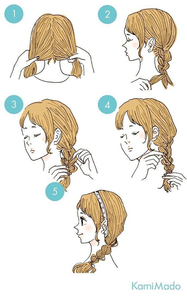 15 hairstyles Easy ties ideas