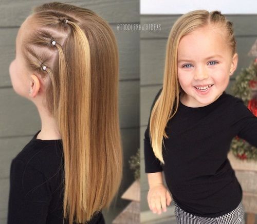 30 Best and Easy Hairstyles for Little Girls (Below 12 Years -   15 hairstyles Easy ties ideas
